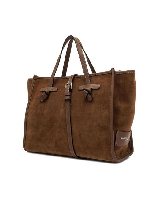 Gianni Chiarini Brown Tote Bags