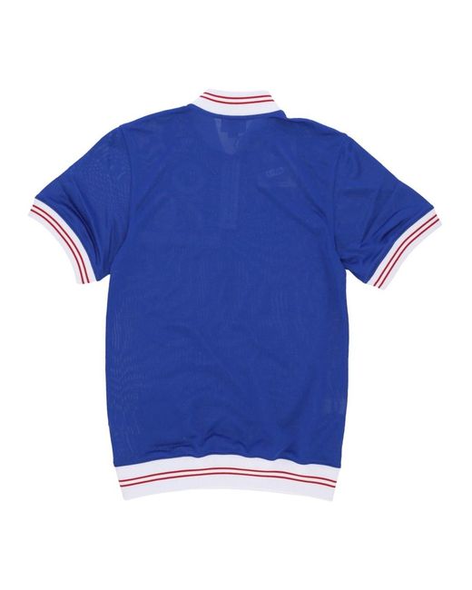 Mitchell & Ness Blue Polo Shirts for men