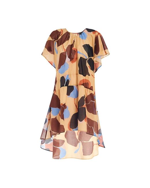 Manila Grace Orange Summer Dresses