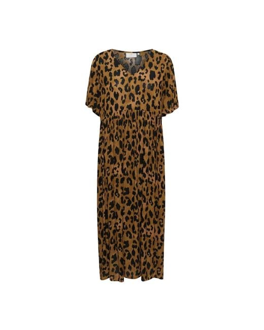 Kaffe Maxi Dresses in het Natural