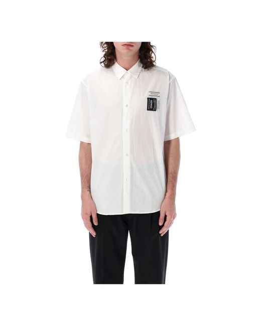 Undercover White Short Sleeve Shirts for men
