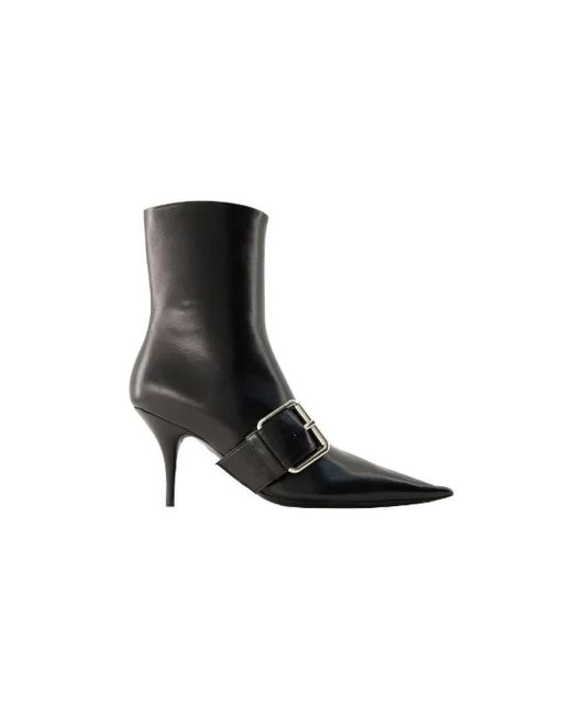 Balenciaga Black Heeled Boots
