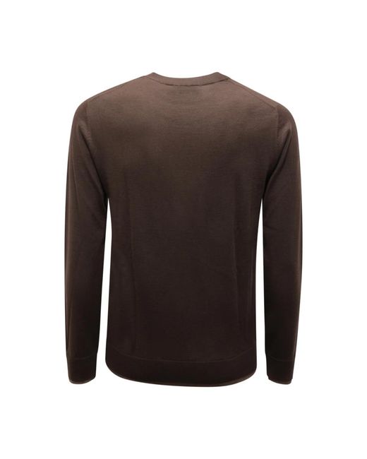 Paolo Pecora Brown Round-Neck Knitwear for men