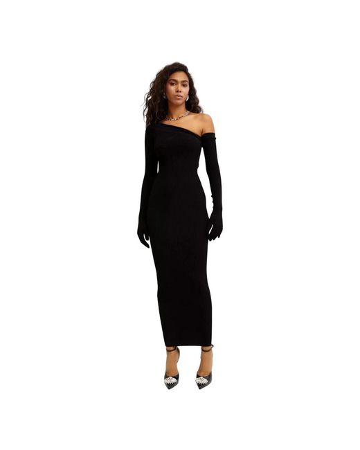 Jean Paul Gaultier Black Midi Dresses