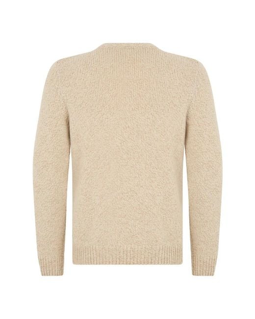 Fedeli Elegante Kasjmier Trui in het Natural voor heren