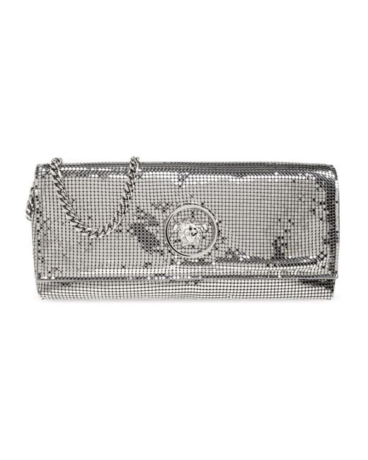 Versace Metallic Clutches