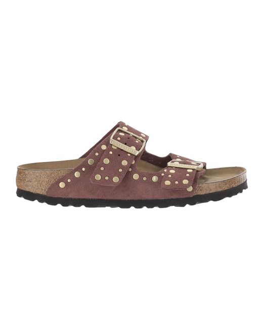 Birkenstock Brown Sliders