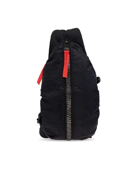 DIESEL Black Cross Body Bags for men