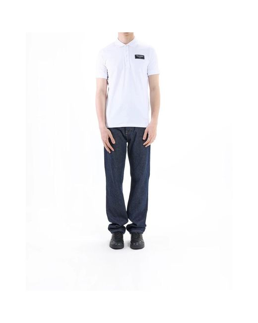 Karl Lagerfeld White Polo Shirts for men