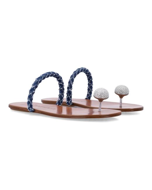 Pedro Garcia White Flip Flops