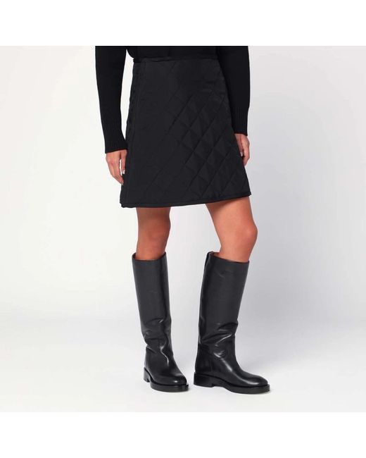 Jil Sander Black Short Skirts