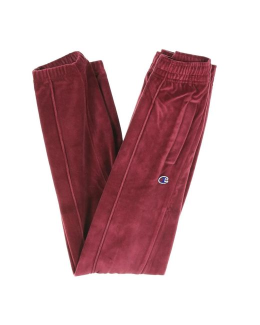 Champion Broeken ,Rood ,Katoen Rechtgesneden Broek in het Red voor heren