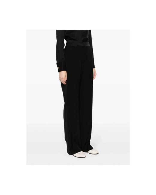 Casablanca Black Wide Trousers
