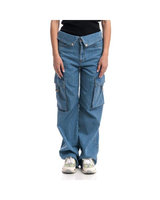 Jeans > loose-fit jeans Liu Jo en coloris Blue