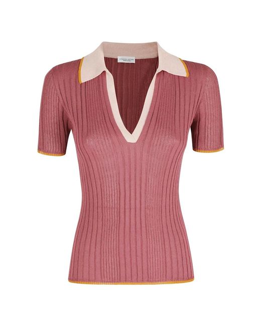 Roberto Collina Pink Polo Shirts