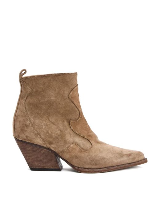 Elena Iachi Brown Cowboy Boots