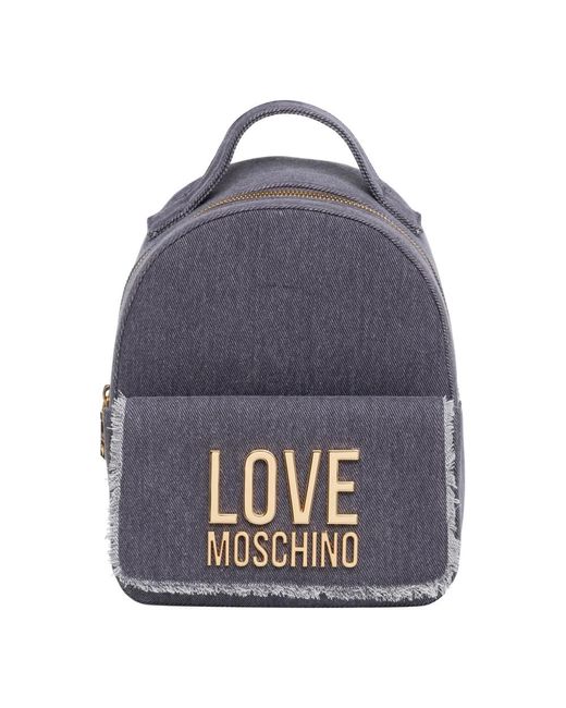 Love Moschino Blue Backpacks