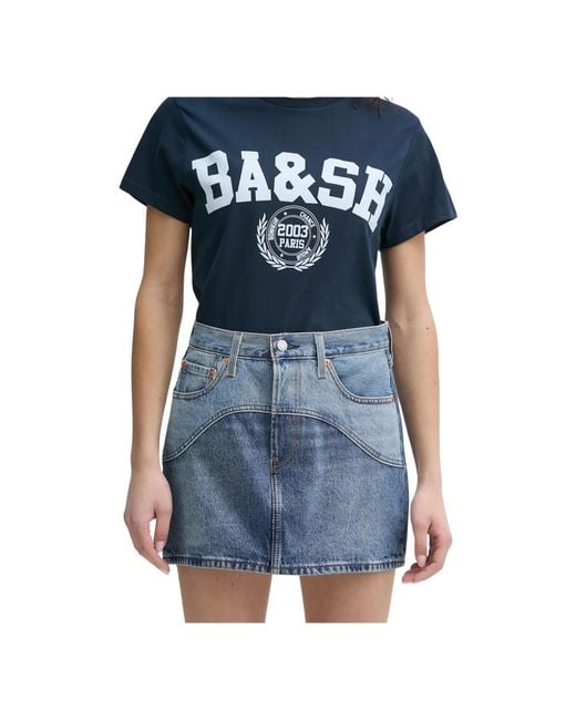 Levi's Denim Skirts in het Blue