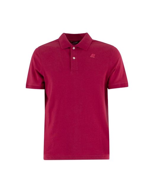 K-Way Pink Polo Shirts for men