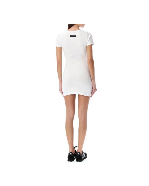 MARINE SERRE White Short Dresses
