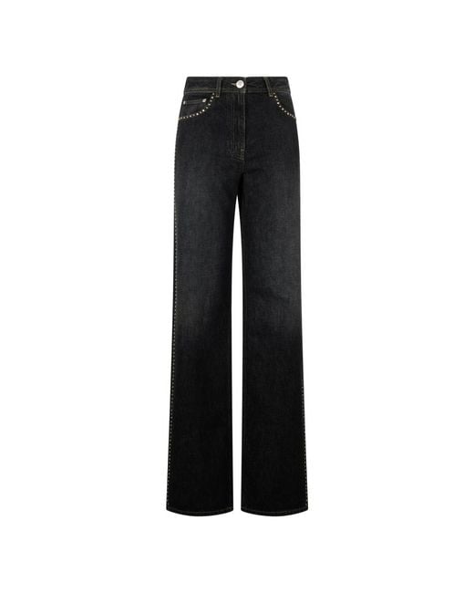 Versace Black Wide Jeans