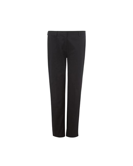 Pantalone nero stile chino con due tasche laterali e due posteriori a filetto di Lardini in Black