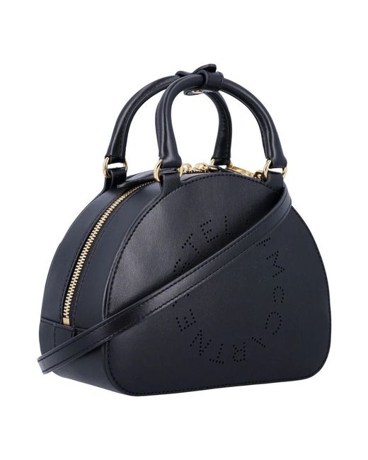 Stella McCartney Blue Top Handle Logo Tasche