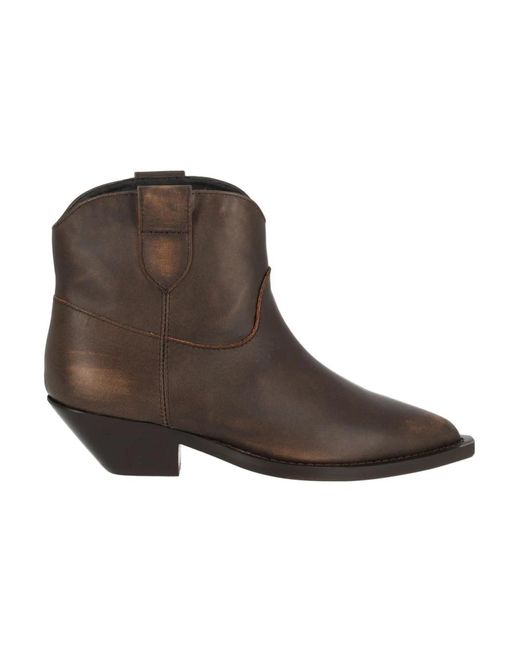 Via Roma 15 Brown Cowboy & Biker Boots