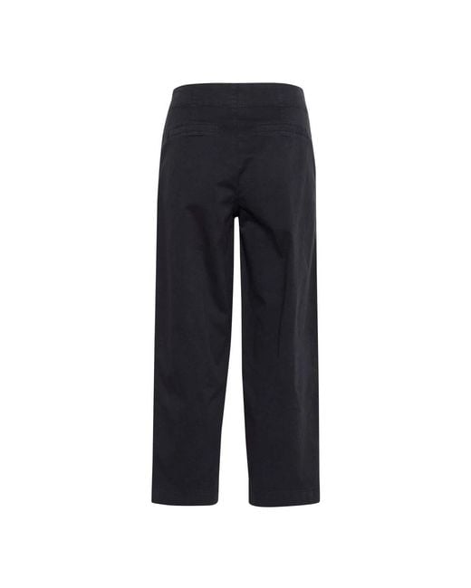 Part Two Blue Straight Trousers