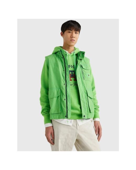 Vests di Tommy Hilfiger in Green da Uomo