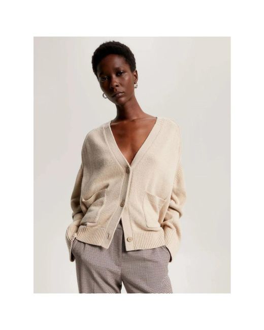 Cardigans Tommy Hilfiger en coloris Natural