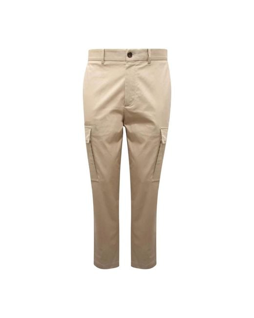 Moncler Broeken ,Katoen Cargo Broek in het Natural voor heren