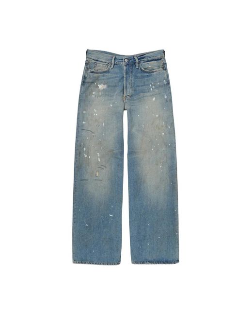 Jeans denim classici di Acne in Blue