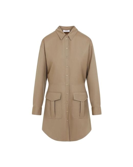 Céline Natural Shirt Dresses