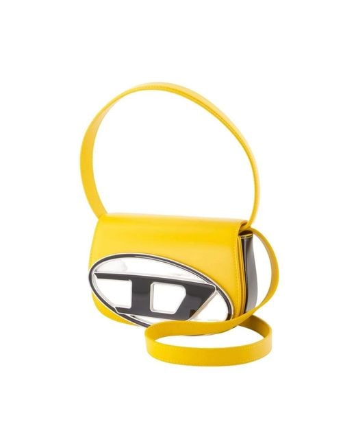 DIESEL Yellow Shoulder Bags