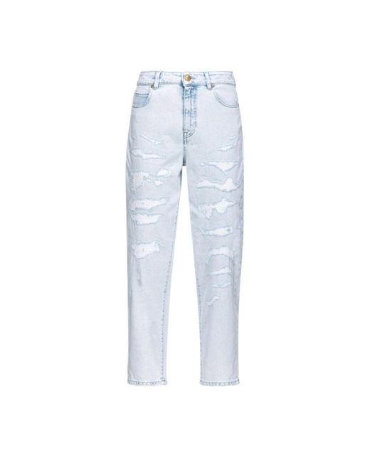 Pinko Blue Cropped Jeans