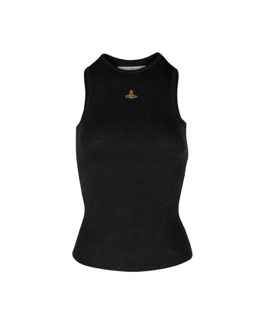 Vivienne Westwood Black Sleeveless Tops