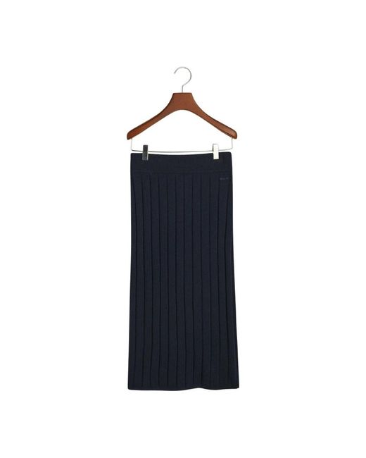 Midi Skirts di Gant in Blue