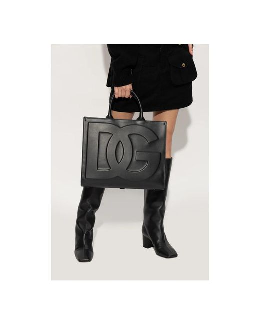 Dolce & Gabbana Black Tote Bags