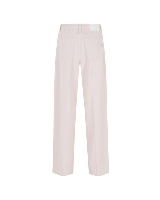 Dondup Pink Wide Trousers