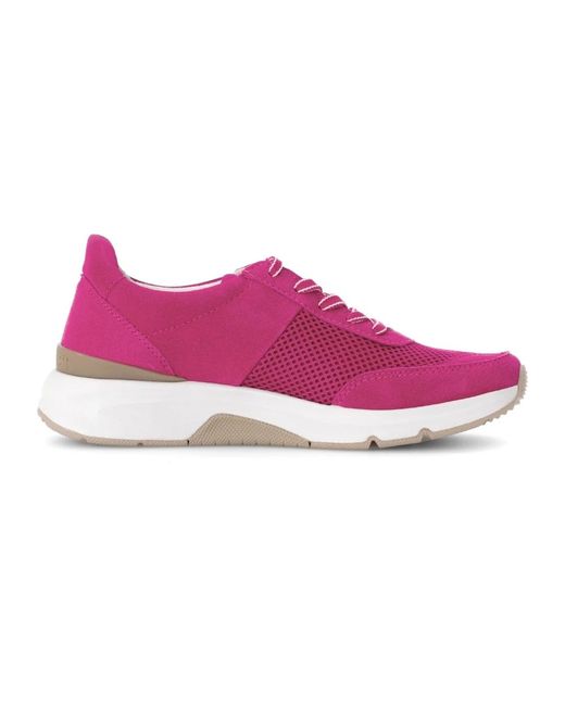 Gabor Purple Rosa walking rolling sneaker