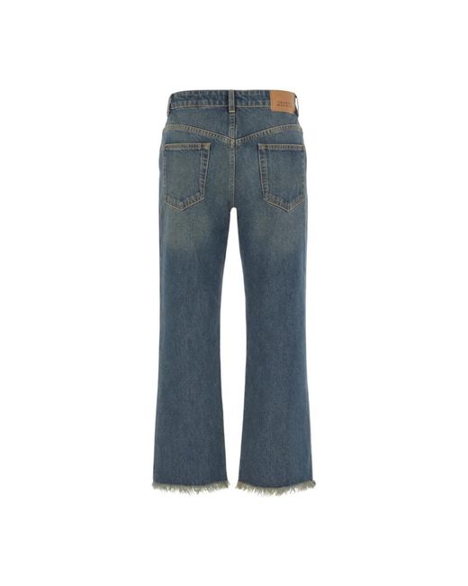 Isabel Marant Blue Cropped Jeans