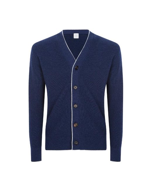 Cardigans Eleventy de hombre de color Blue