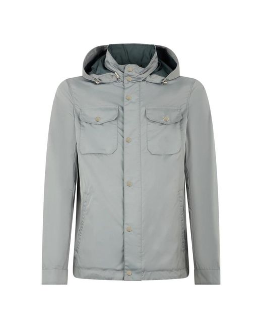 Moorer Gray Light Jackets for men