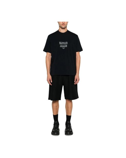 Emporio Armani Black T-Shirts for men