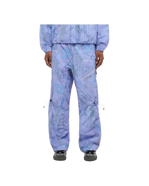 Wide Trousers di flâneur in Blue da Uomo
