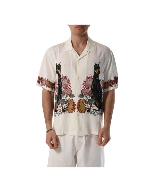 Camicia in rayon comoda di Huf in Multicolor da Uomo