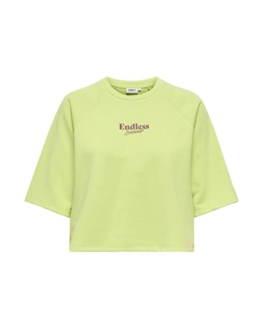 ONLY Cora Print Top in het Yellow
