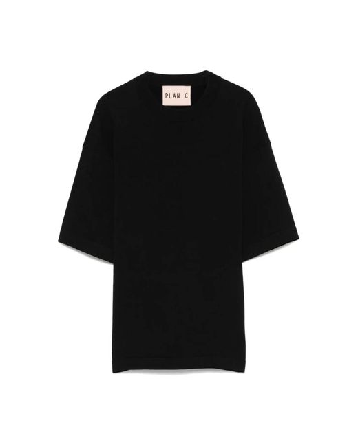 T-Shirts Plan C de color Black