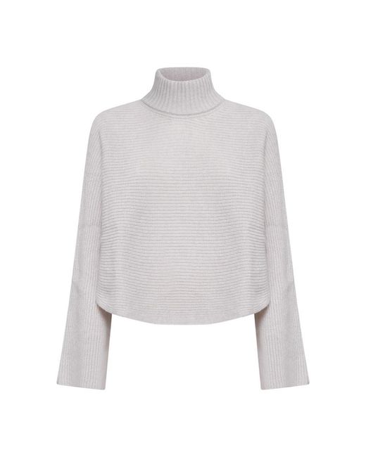 Alysi White Turtlenecks